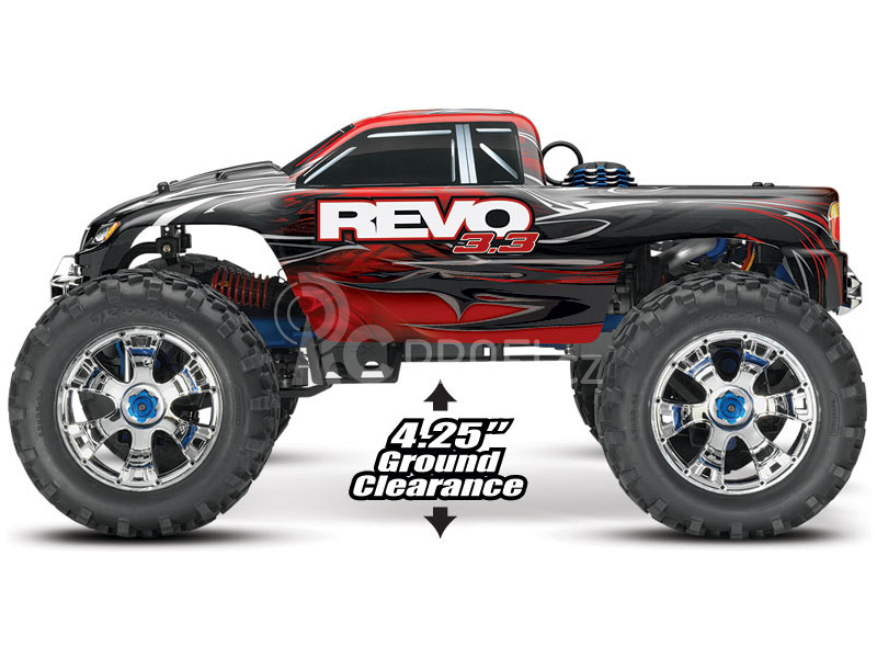 RC auto Traxxas Nitro Revo 1:8 TQi s BlueTooth RTR, červená