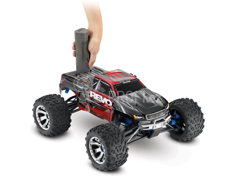 RC auto Traxxas Nitro Revo 1:8 TQi s BlueTooth RTR, červená