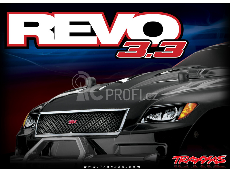 RC auto Traxxas Nitro Revo 1:8 TQi s BlueTooth RTR, červená