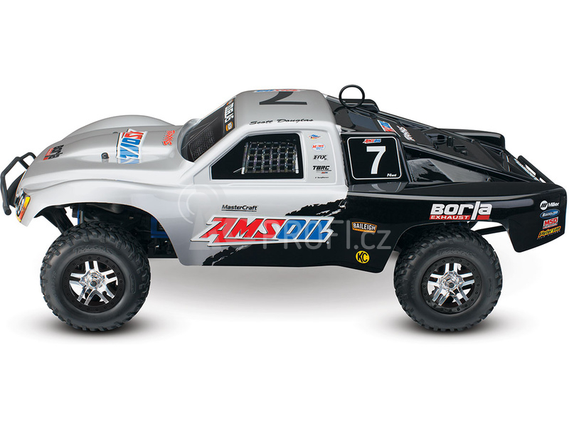 RC auto Traxxas Nitro Slayer 1:8 TQi RTR, modrá