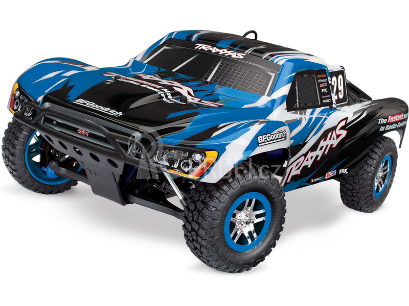 RC auto Traxxas Nitro Slayer 1:8 TQi RTR, modrá