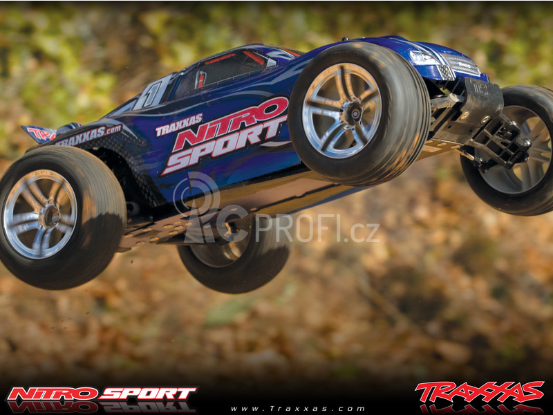 Traxxas Nitro Sport 1:10 RTR modrý