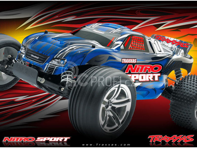 Traxxas Nitro Sport 1:10 RTR modrý