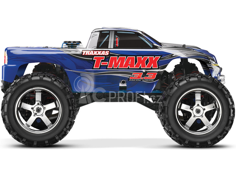 RC auto Traxxas Nitro T-Maxx 3.3 1:8 TQi Bluetooth RTR, červená