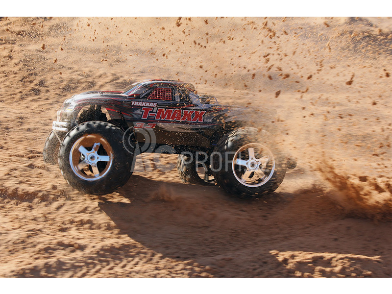 RC auto Traxxas Nitro T-Maxx 3.3 1:8 TQi Bluetooth RTR, červená