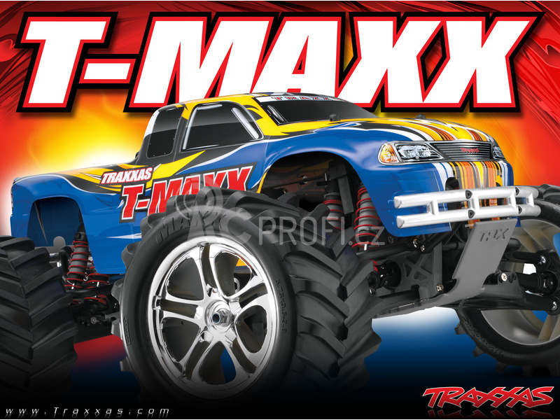 RC auto Traxxas Nitro T-Maxx Classic 1:8 RTR, bílá