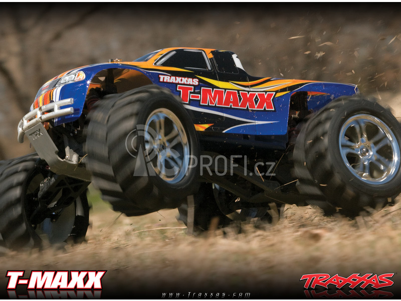 RC auto Traxxas Nitro T-Maxx Classic 1:8 RTR, bílá
