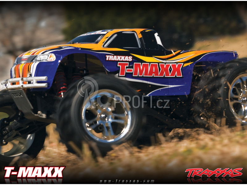 RC auto Traxxas Nitro T-Maxx Classic 1:8 RTR, bílá