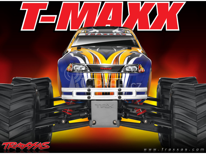 RC auto Traxxas Nitro T-Maxx Classic 1:8 RTR, bílá