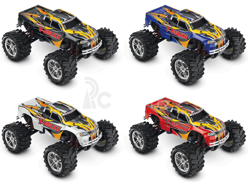 RC auto Traxxas Nitro T-Maxx Classic 1:8 RTR, bílá