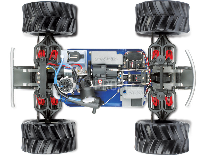 RC auto Traxxas Nitro T-Maxx Classic 1:8 RTR, bílá