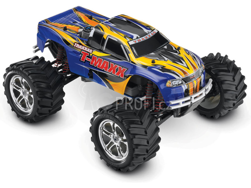 RC auto Traxxas Nitro T-Maxx Classic 1:8 RTR, bílá