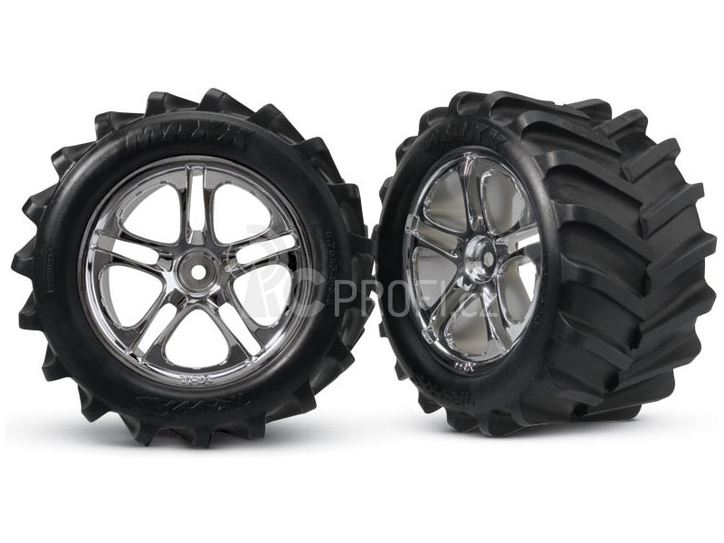 RC auto Traxxas Nitro T-Maxx Classic 1:8 RTR, bílá