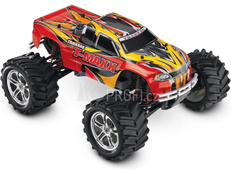 RC auto Traxxas Nitro T-Maxx Classic 1:8 RTR, bílá