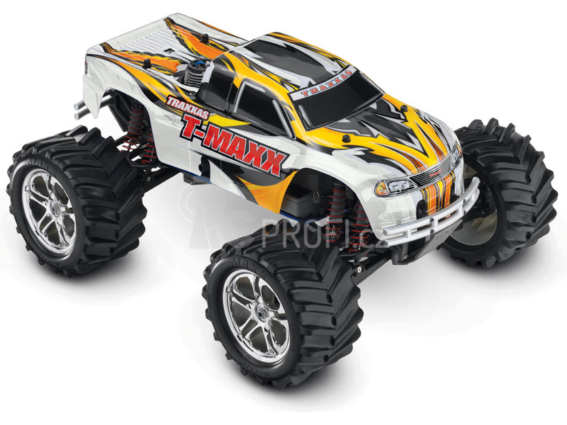 RC auto Traxxas Nitro T-Maxx Classic 1:8 RTR, bílá