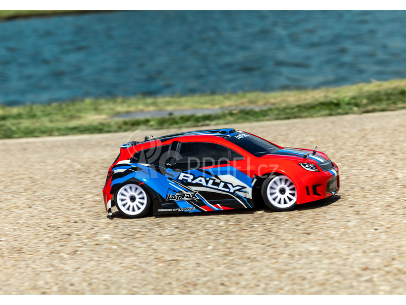 RC auto Traxxas Rally 1:18 4WD RTR, červená