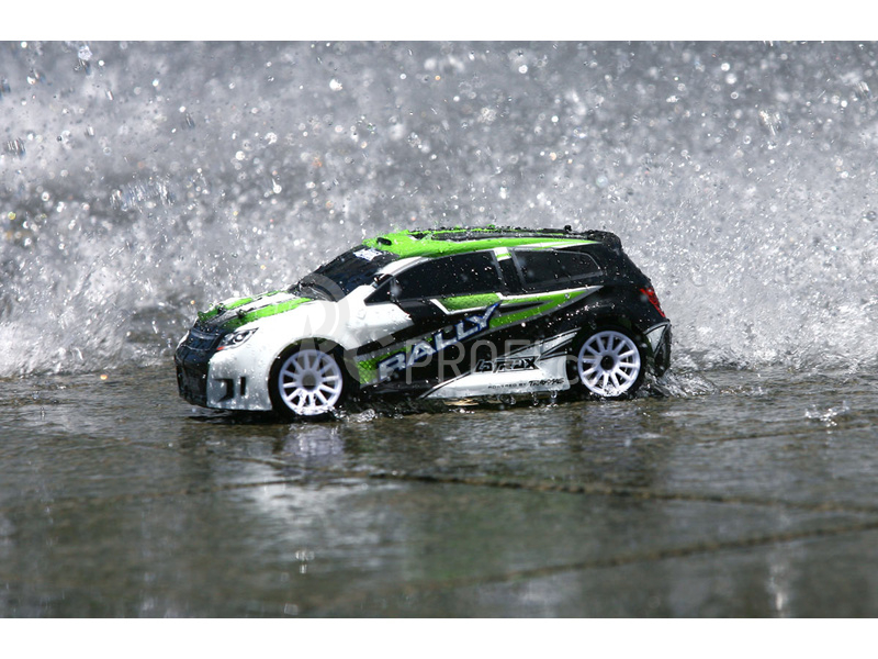 RC auto Traxxas Rally 1:18 4WD RTR, červená