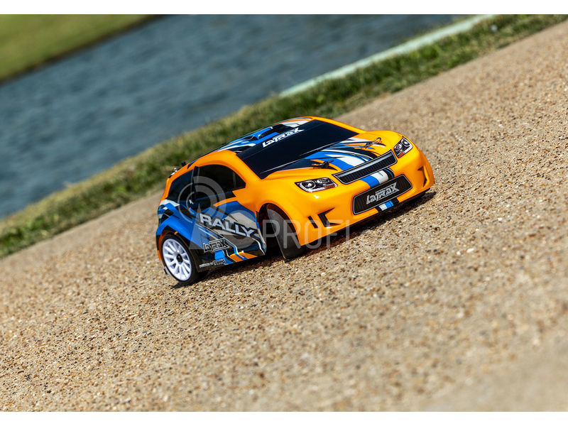 RC auto Traxxas Rally 1:18 4WD RTR, oranžová