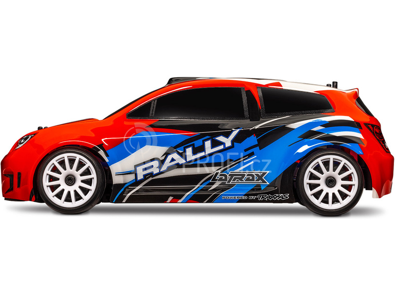 RC auto Traxxas Rally 1:18 4WD RTR, oranžová