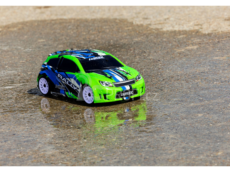 RC auto Traxxas Rally 1:18 4WD RTR, zelená