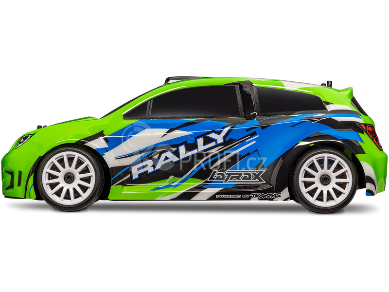 RC auto Traxxas Rally 1:18 4WD RTR, zelená