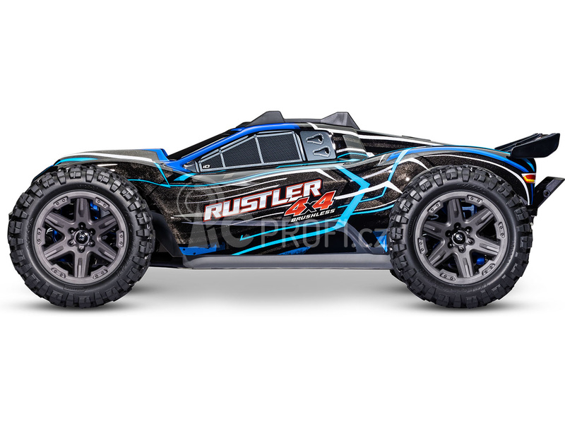 RC auto Traxxas Rustler 1:10 2BL 4WD RTR, červená