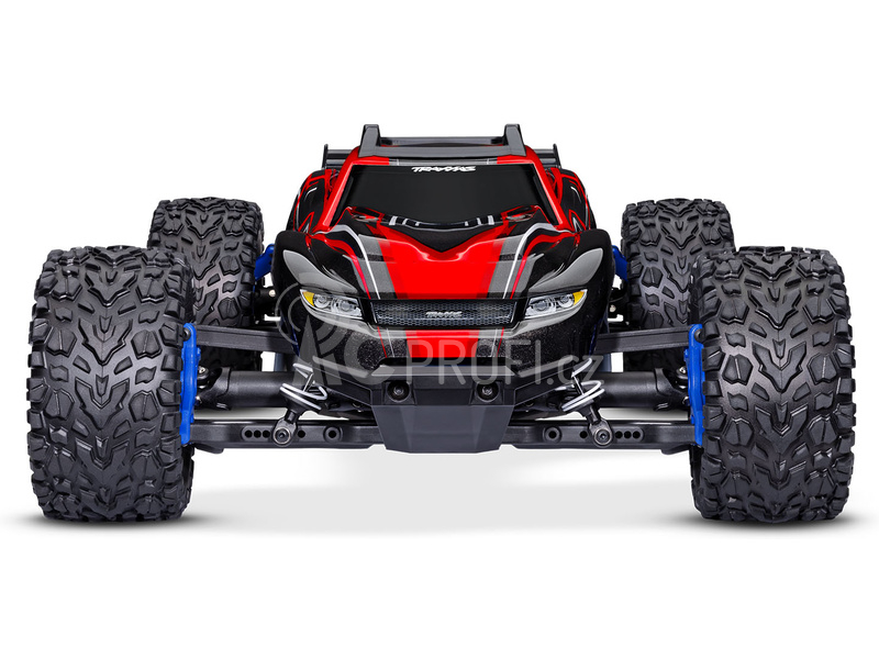 RC auto Traxxas Rustler 1:10 2BL 4WD RTR, červená