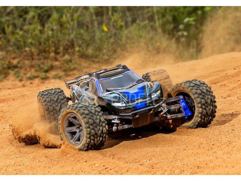 RC auto Traxxas Rustler 1:10 2BL 4WD RTR, červená