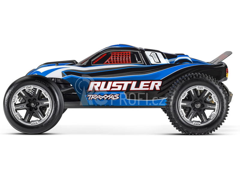 RC auto Traxxas Rustler 1:10 RTR, černá