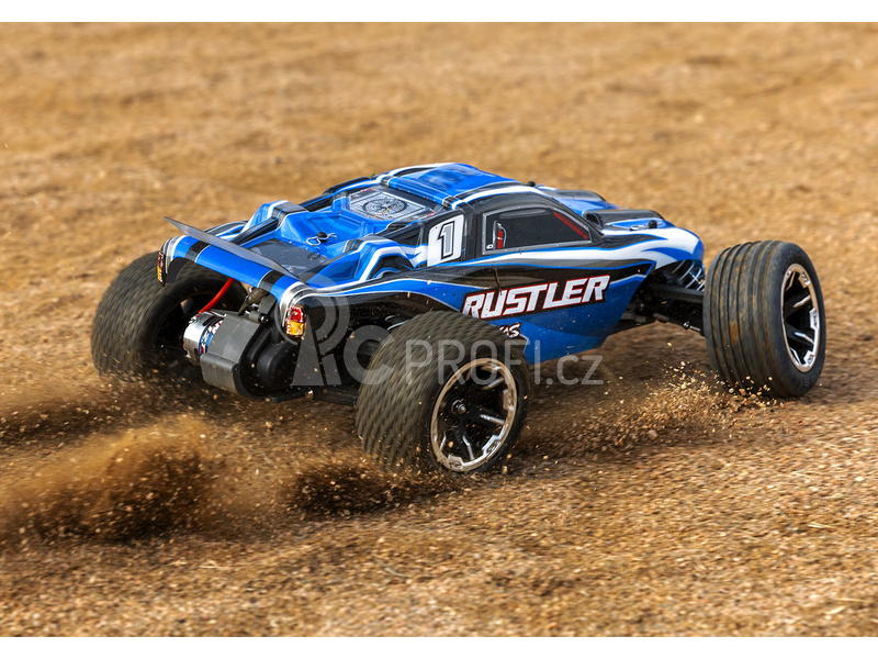 RC auto Traxxas Rustler 1:10 RTR, černá