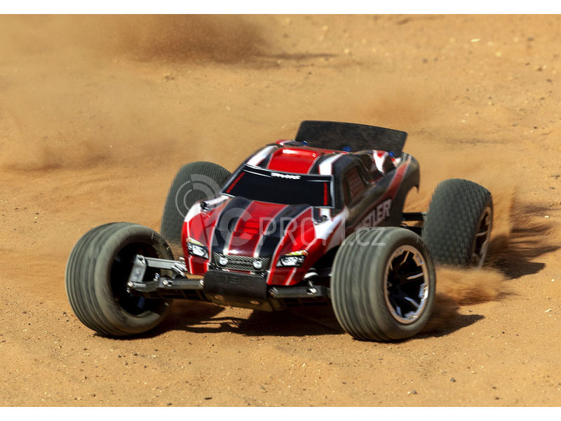 RC auto Traxxas Rustler 1:10 RTR, černá