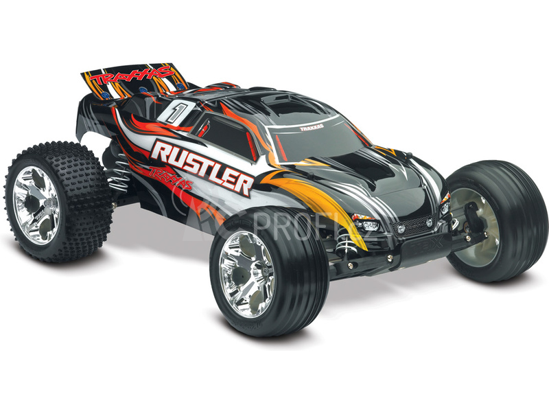 RC auto Traxxas Rustler 1:10, červená