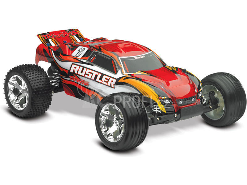 RC auto Traxxas Rustler 1:10, červená