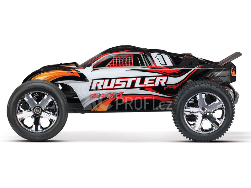 RC auto Traxxas Rustler 1:10, červená