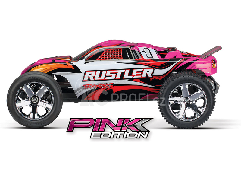 RC auto Traxxas Rustler 1:10, červená