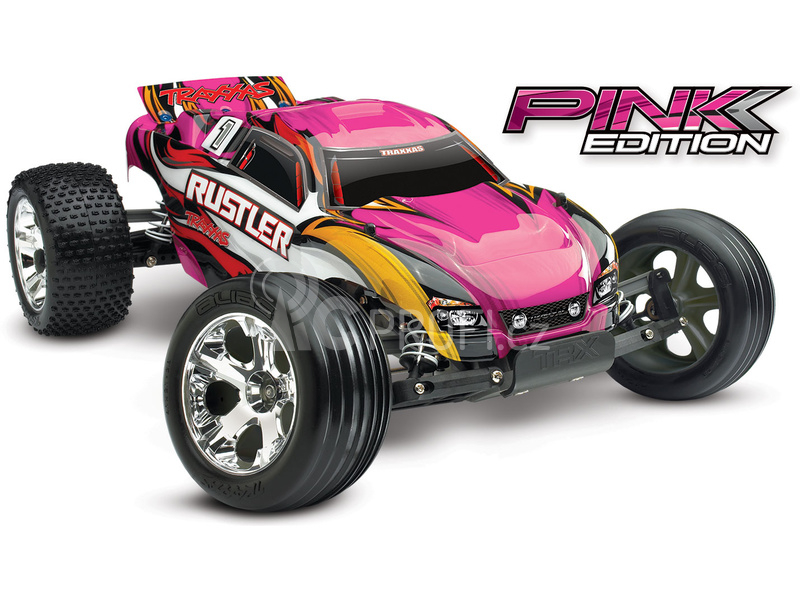 RC auto Traxxas Rustler 1:10 RTR, červená