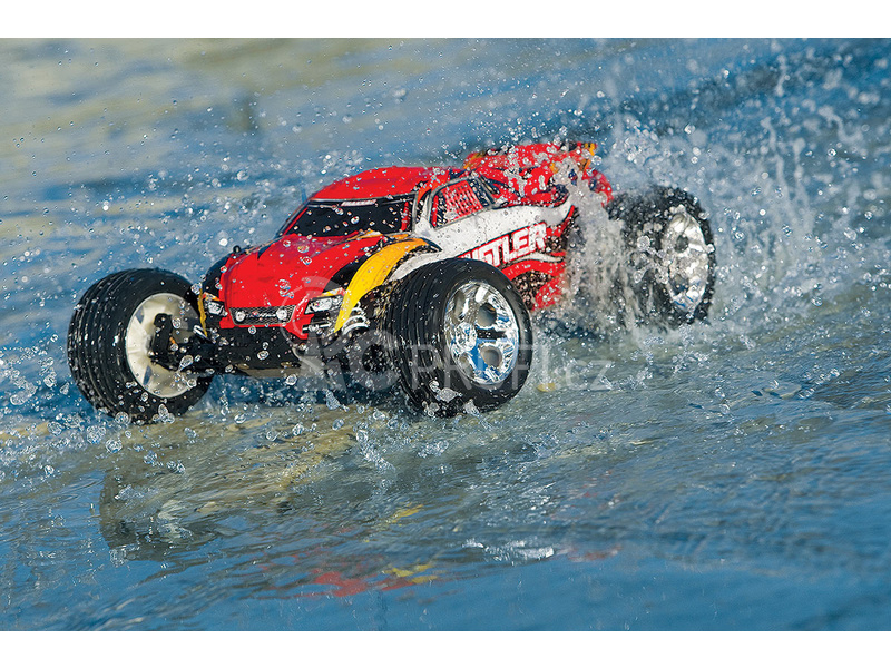 RC auto Traxxas Rustler 1:10 RTR, modrá