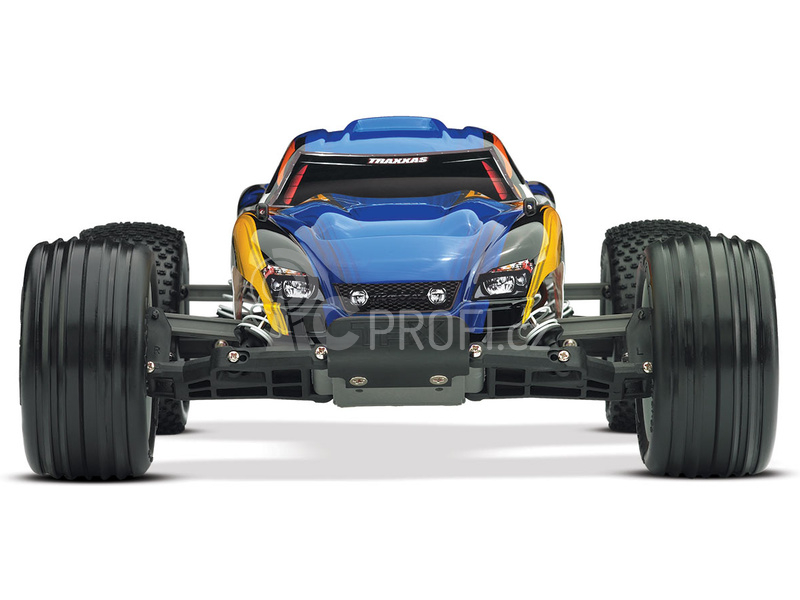 RC auto Traxxas Rustler 1:10 RTR, modrá