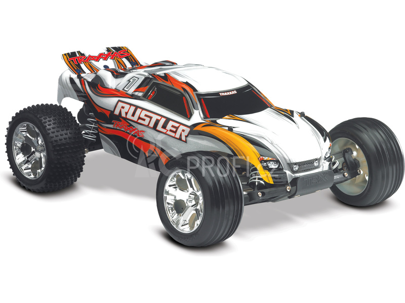 RC auto Traxxas Rustler 1:10 RTR, modrá