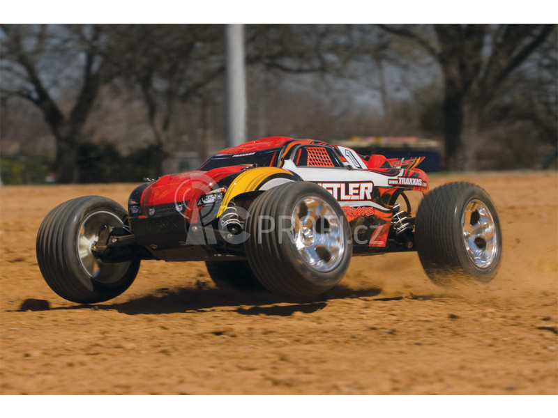 RC auto Traxxas Rustler 1:10 RTR, modrá