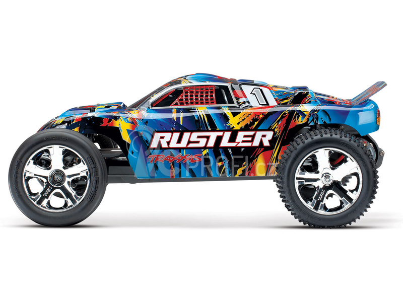 RC auto Traxxas Rustler 1:10, Rock'n Roll