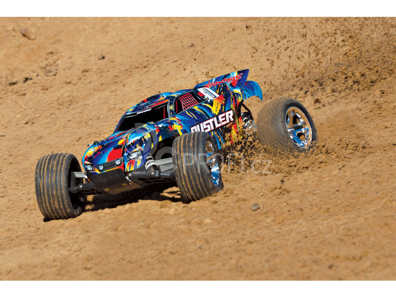 RC auto Traxxas Rustler 1:10, Rock'n Roll