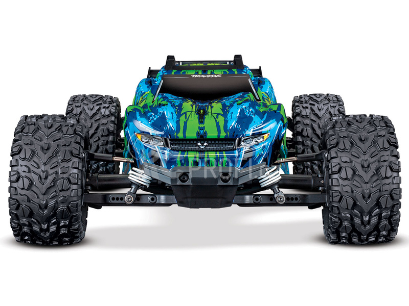 RC auto Traxxas Rustler 1:10 VXL 4WD TQi, zelená