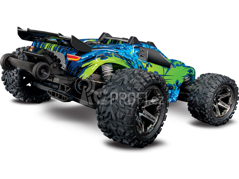 RC auto Traxxas Rustler 1:10 VXL 4WD TQi, zelená