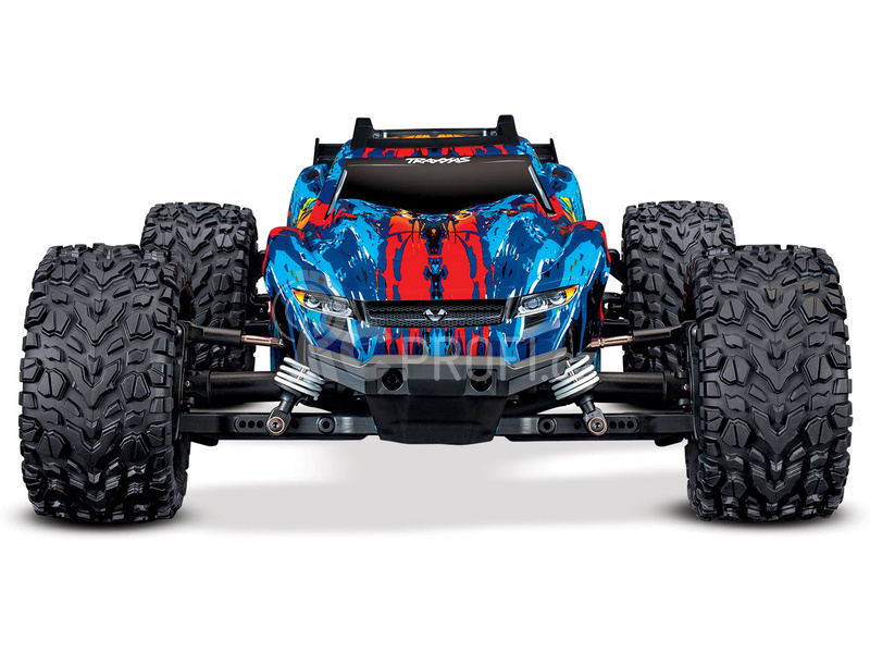 RC auto Traxxas Rustler 1:10 VXL 4WD TQi, červená