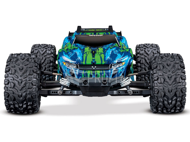 RC auto Traxxas Rustler 1:10 VXL 4WD TQi RTR, modrá