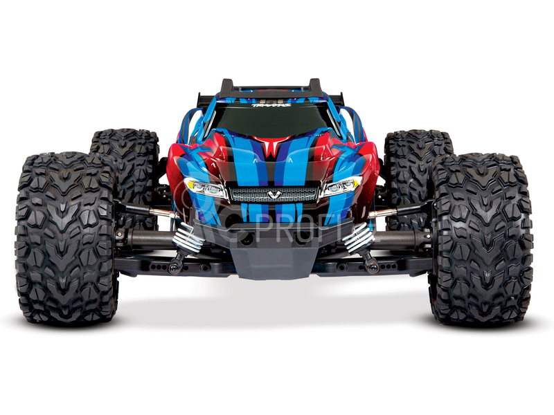 RC auto Traxxas Rustler 1:10 VXL 4WD TQi RTR, modrá