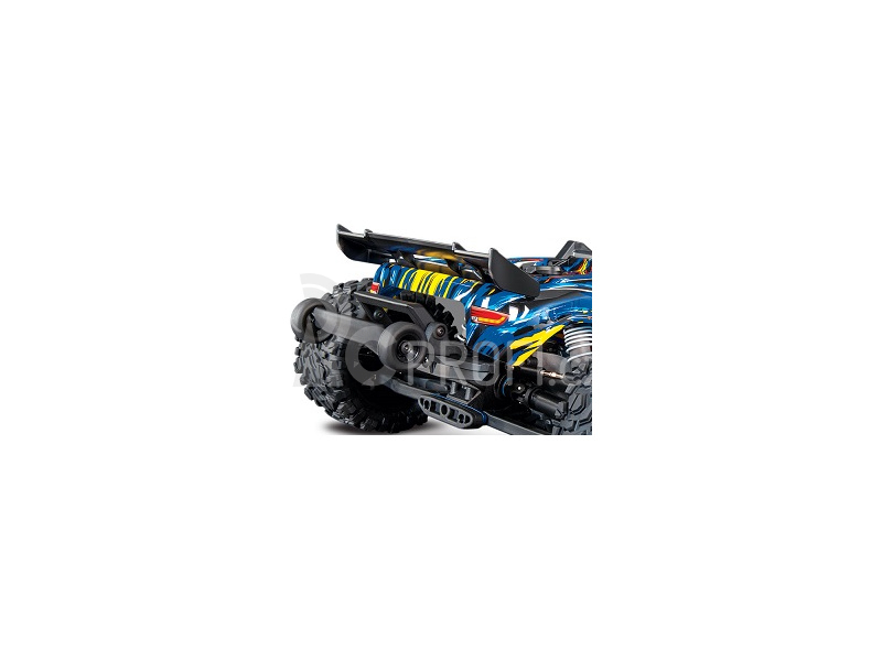 RC auto Traxxas Rustler 1:10 VXL 4WD TQi RTR, modrá