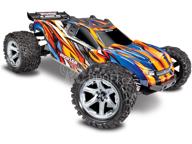 RC auto Traxxas Rustler 1:10 VXL 4WD TQi RTR, růžová