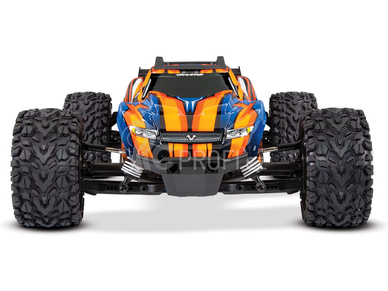 RC auto Traxxas Rustler 1:10 VXL 4WD TQi RTR, Solar Flare